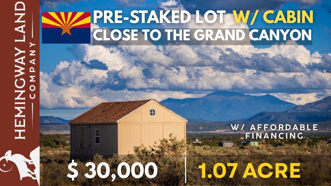 Продаётся земля в Аризоне | 1,07 акра рядом с Гранд-Каньоном, готов к застройке