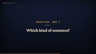 Grammar Grade 12 | Unit 4, Lesson 29 — Kinds of Sentences