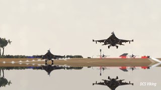 F-16 VIPER | WAKE TURBULENCE CRASH! | DCS WORLD 2.8