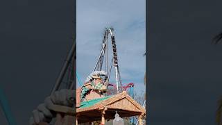 First Drop on Shambhala POV, The Perfect Coaster #rollercoaster #themepark #shambhala #portaventura