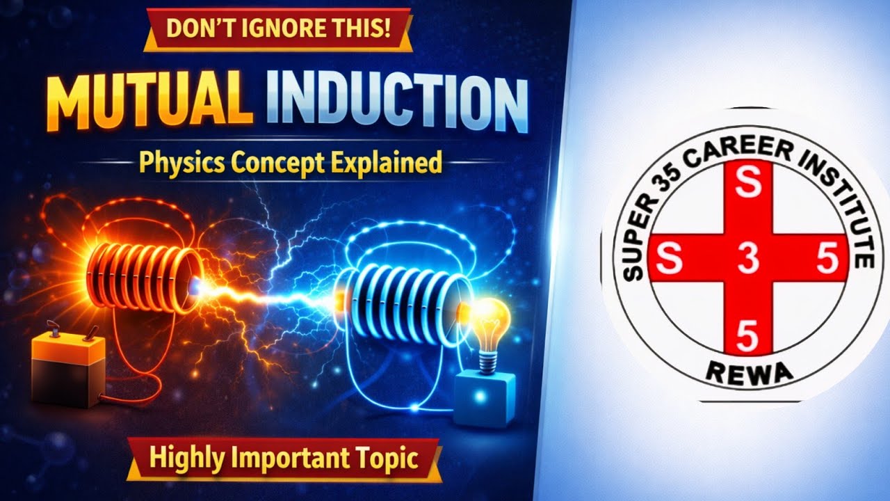 Mutual Induction Physics by Rakesh Sir  | Super 35 Carrier Institute Rewa | Nursing Rewa 