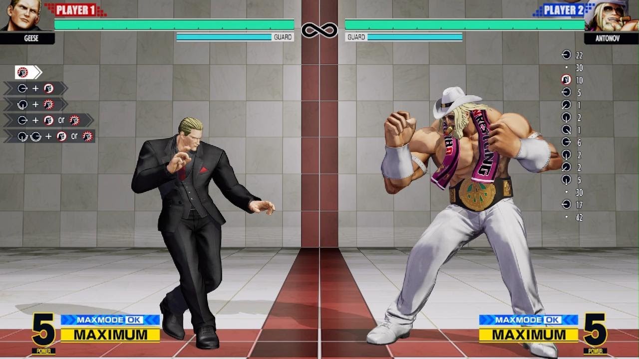 KOF 15 Geese Howard tech for new players - YouTube