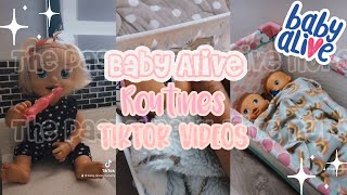 Baby Alive Routines Tiktok Compilation