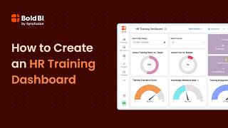 How to Create an HR Training Dashboard in Bold BI
