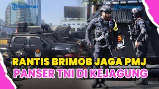 ®️🔴 UPDATE❗BRIMOB TACTICAL VEHICLES GUARD POLDA METRO JAYA, TNI ANOA ARMORED VEHICLES DEPLOYED TO...