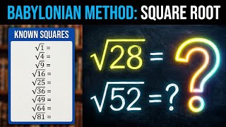 The Ancient Babylonian Square Root Trick! 🧠🔥