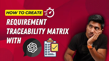 Create Requirement Traceability Matrix in Seconds with ChatGPT 🤯⚡️