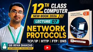 Network Protocols & Services | Class 12 Computer Chapter 01 | New Book 2026 | TCP/IP HTTP FTP DNS