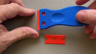 Review of plastic razor blade scraper