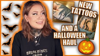 I GOT SPOOKY NEW TATTOOS & A HALLOWEEN HAUL