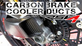 RSV4 | Carbon Brake Cooler Ducts | Install