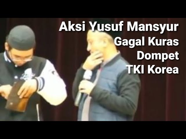 YUSUF MANSYUR BERAKSI KEMBALI || MALU DAN SALAH TINGKAH GAGAL PERAS SODAQAH TKI KOREA class=