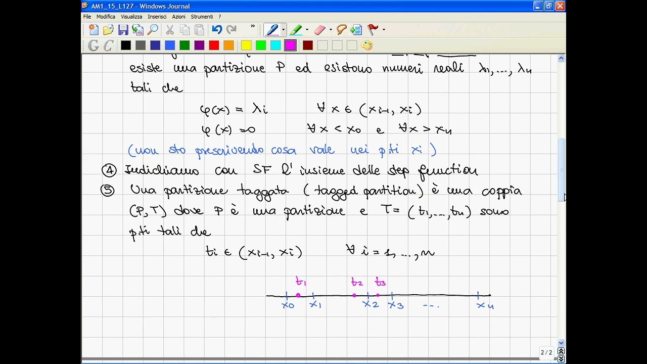 127  Confronto tra integrale definito alla Darboux e alla Riemann  Stima della differenza tra l'inte