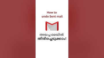 how to undo sent mail in Gmail #mail #undo sent mail