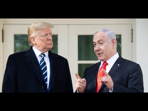 پخش زنده سخنرانی بی بی نتانیاهو و ترامپ در پارلمان اسراییل