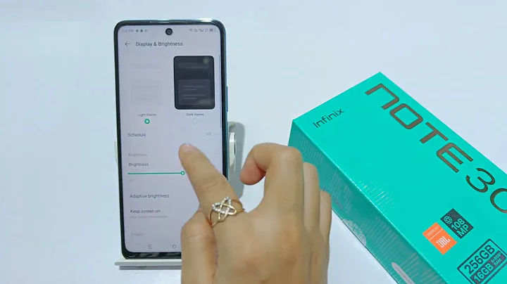 How to change auto dark mode in infinix note 30 pro | infinix note 30 5G me dark mode kaise on kare