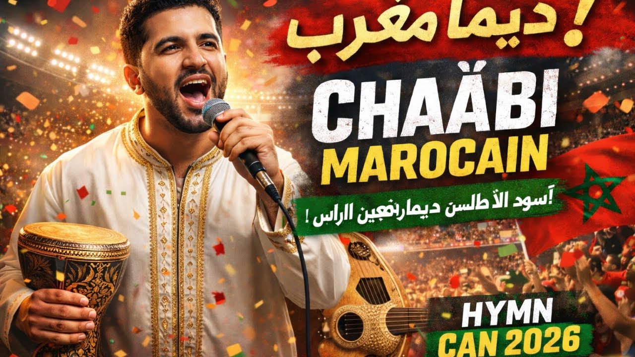 ديما مغرب 🇲🇦 | Chaâbi Marocain – Hymne CAN | Lions de l’Atlas