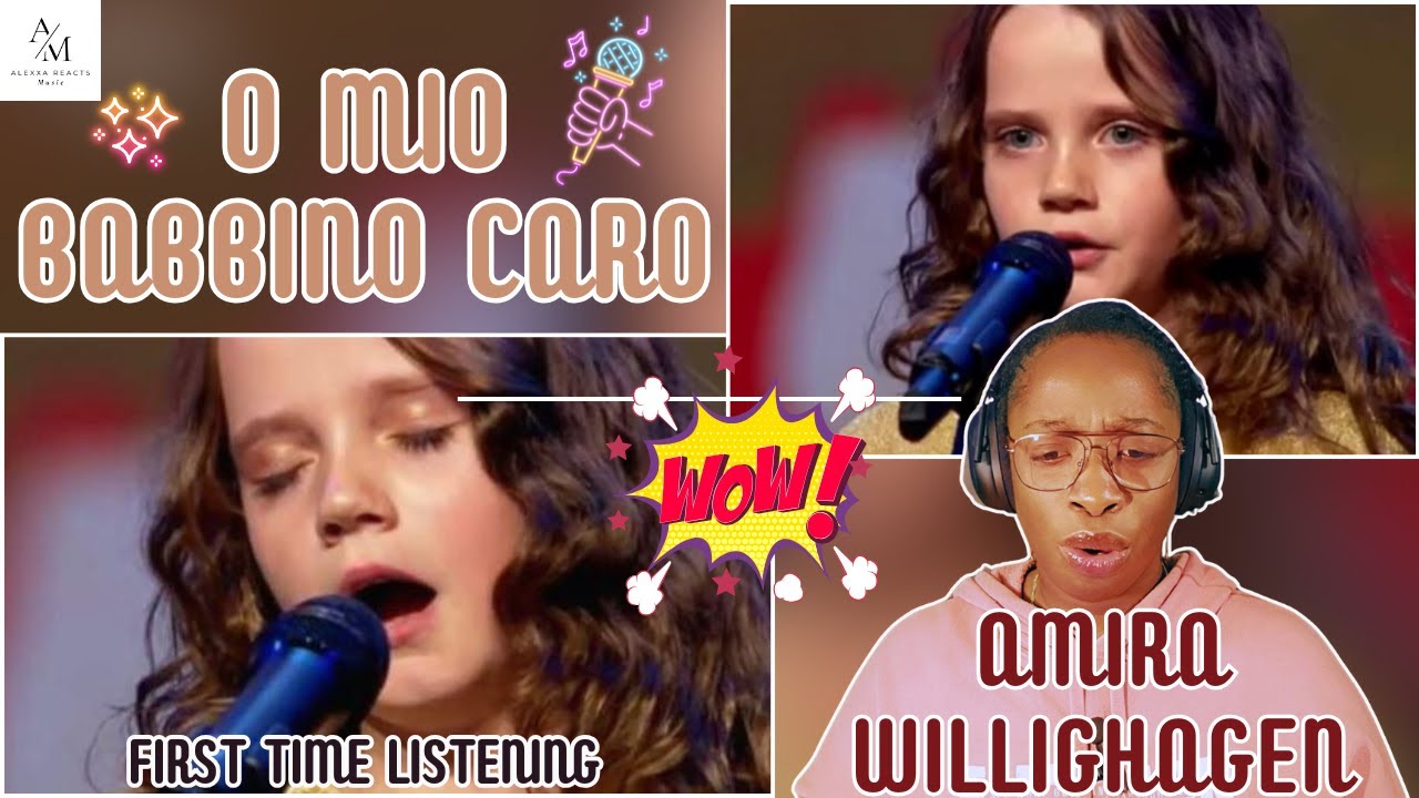 🤯 I Can't Believe Her Voice! Reacting to Amira Willighagen's Golden Performance | O Mio Babbino Caro