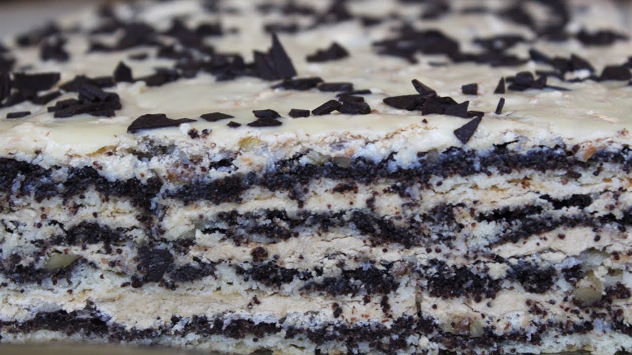 Маковий пляцок.Маковый торт.Пляцок