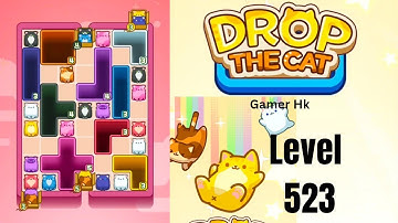 Drop The Cat Level 523 hard level Walkthrough Solution 