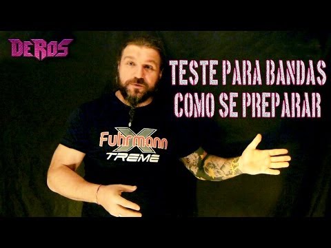 Como se preparar para um teste (audição) numa banda.