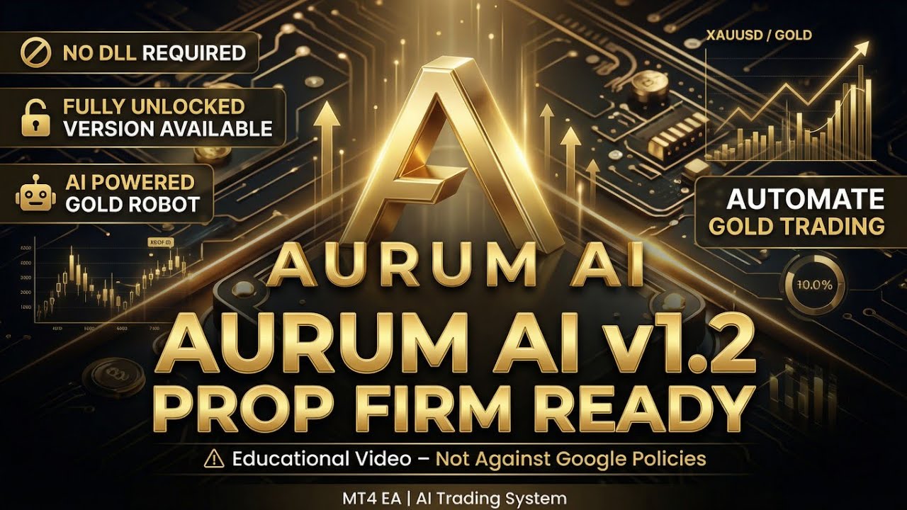 Aurum AI v1.2 – Advanced Forex Trading Robot | MT4 EA | High Accuracy & Profits
