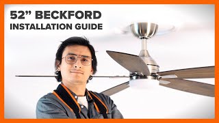 52 Beckford Ceiling Fan Installation Guide