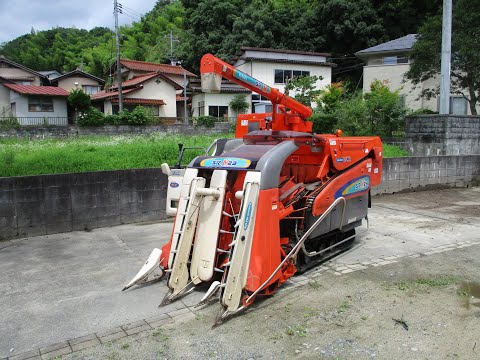クボタ コンバイン SR-M23J G-HDW 3条刈 23馬力 300時間(700106) 動作