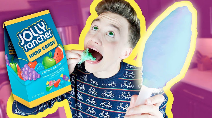 JOLLY RANCHER COTTON CANDY! SO EASY and YUMMY