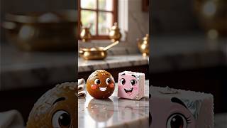 🍬 “लड्डू और बर्फी की मीठी दोस्ती”#shorts #viral #ai #trending #laddu #barfi