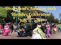 Disneyland 66th Birthday Parade Full-- With Sleeping Beauty, Tiana, and More Awesome Characters!