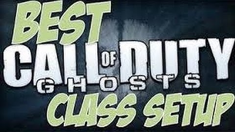 COD: Ghosts Best Class Setup - USR - Quick Scoping Class