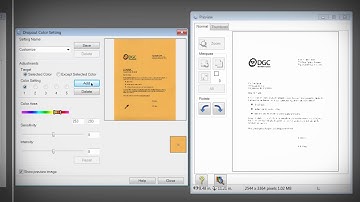 Epson Document Capture Pro Tutorial #8 - Advanced Colour Controls