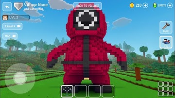 Block Craft 3D: Building Simulator Games For Free Gameplay#2239 (iOS & Android)l Squid 🦑 Statue