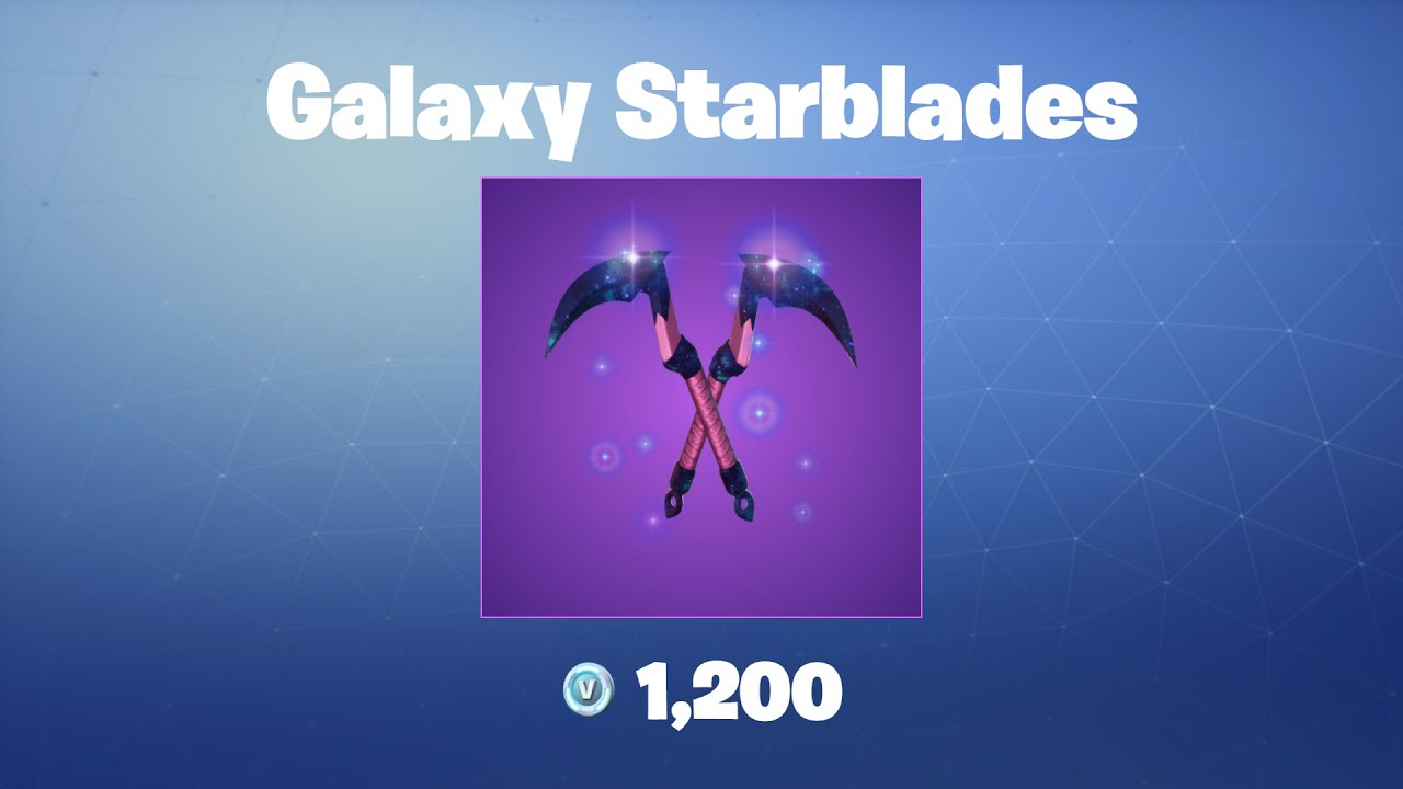 Galaxy Starblades | Fortnite Pickaxe