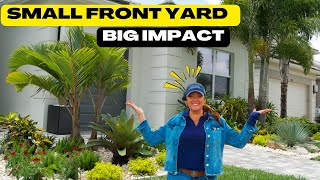 How I Created This LOW-MAINTENANCE Small Front Yard Garden - Here's How I Did It!