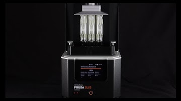 Prusa SL1S Speed resin 3D-printing with Liqcreate Bio-Med Clear timelapse