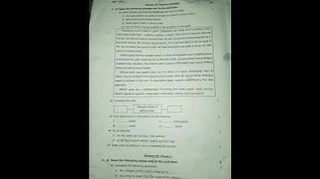 rayat shikshan sanstha std 10th  English Unit test no 1 2022-23