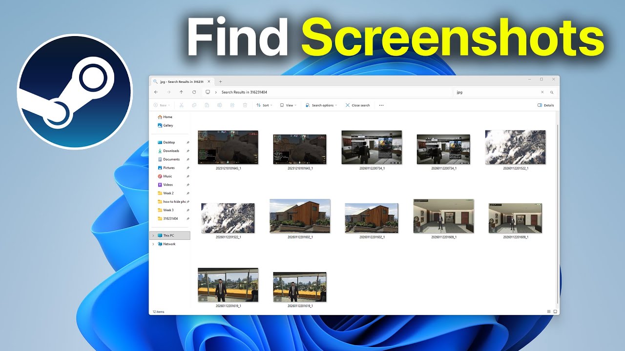 How To Find Steam Screenshots on PC (Step By Step) - YouTube