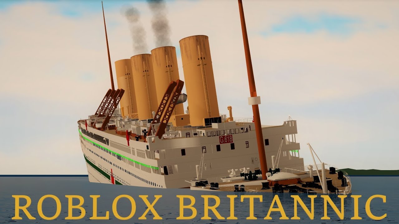 Sinking Ship Roblox Britannic Official Trailer Youtube