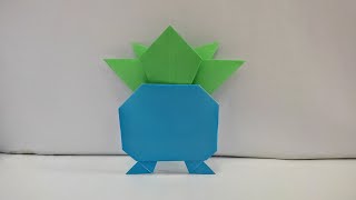 Origami Easy Pokemon Oddish - How To Fold Easy Pokemon Oddish