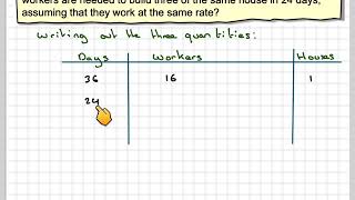 Problems involving both direct and inverse proportion