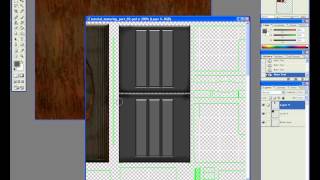 Modular Habitation Unit in 3DS Max Tutorial - 011 texturing in ps 03