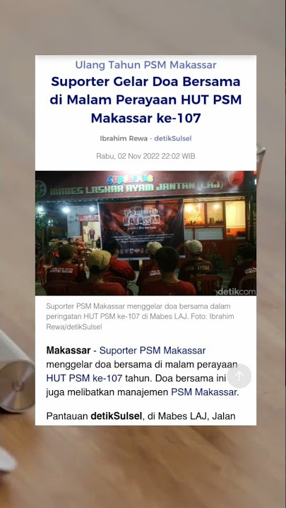 suporter MAKASAR doa bersama ulang tahun PSM MAKASAR KE 107 #shorts