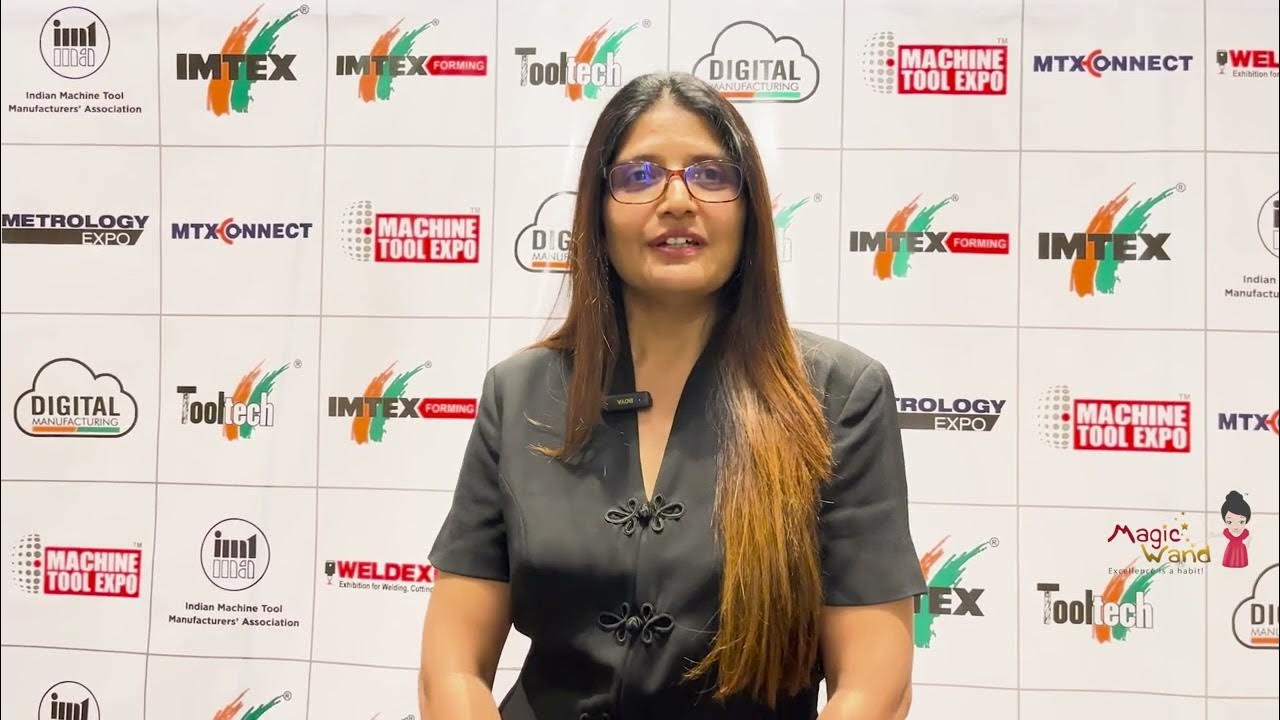 Delhi Machine Tool Expo 2023 Ingrid Rasquinha, Jt, MD