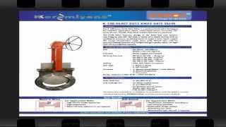 Knife Edge Gate Valve Catalogue  'HD"