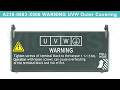 FANUC Servo Amplifier A230-0603-X006 WARNING UVW Plastic Case Repair Replacement
