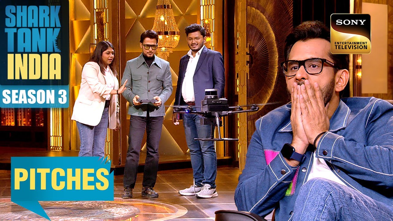 Shark Tank India 3 | India's First Self Flying AI Drone "VECROS" से Sharks हुए Frightened! | Pitches