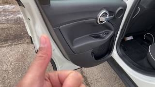Fiat 500x - Child Safety Lock