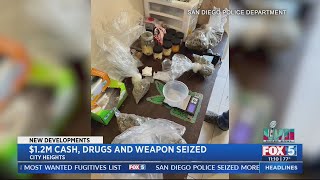 $1.2M Cash, Drugs, Weapon Seized